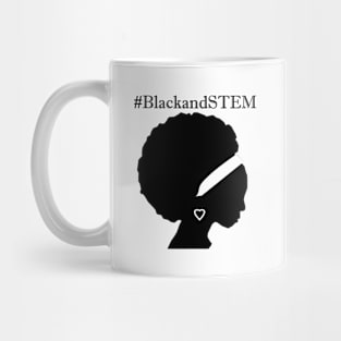 Black and stem Mug